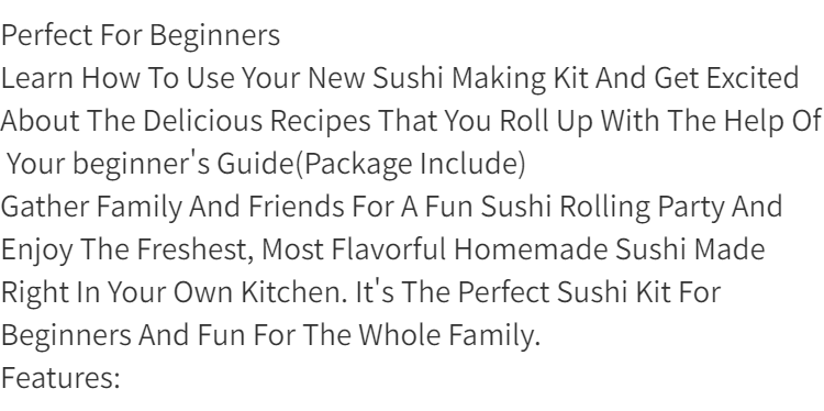 dropship 1pc Sushi Maker Set - Quick and Easy DIY Rice Mold Bazooka Roller Kit with Vegetable and Meat Rolling Tool - Perfect for Home Cooking and Entertaining