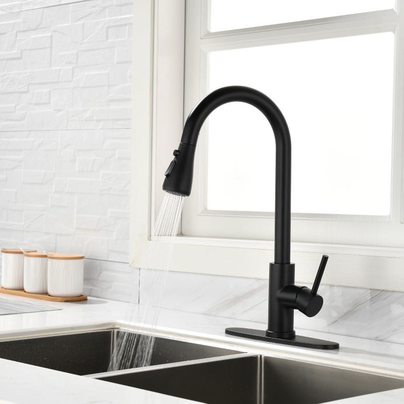 dropship Commercial Modern Stainless Steel Kitchen Faucets
