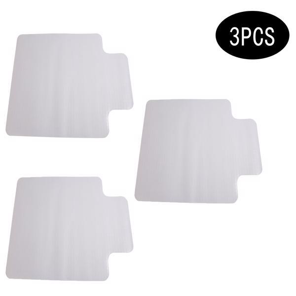 dropship 3PCS 90 x 120 x 0.2cm PVC Home-use Protective Mat for Floor Chair Transparent