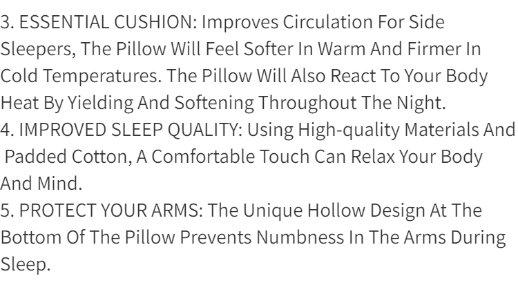 dropship 1pc Sleeping Pillow Couple Pillow Arm Pillow Slow Rebound Pressure Cuddle Pillow Memory Foam Travel Arched Shaped U Pillow Providing Comfort And Support Curved Pillow For Couples