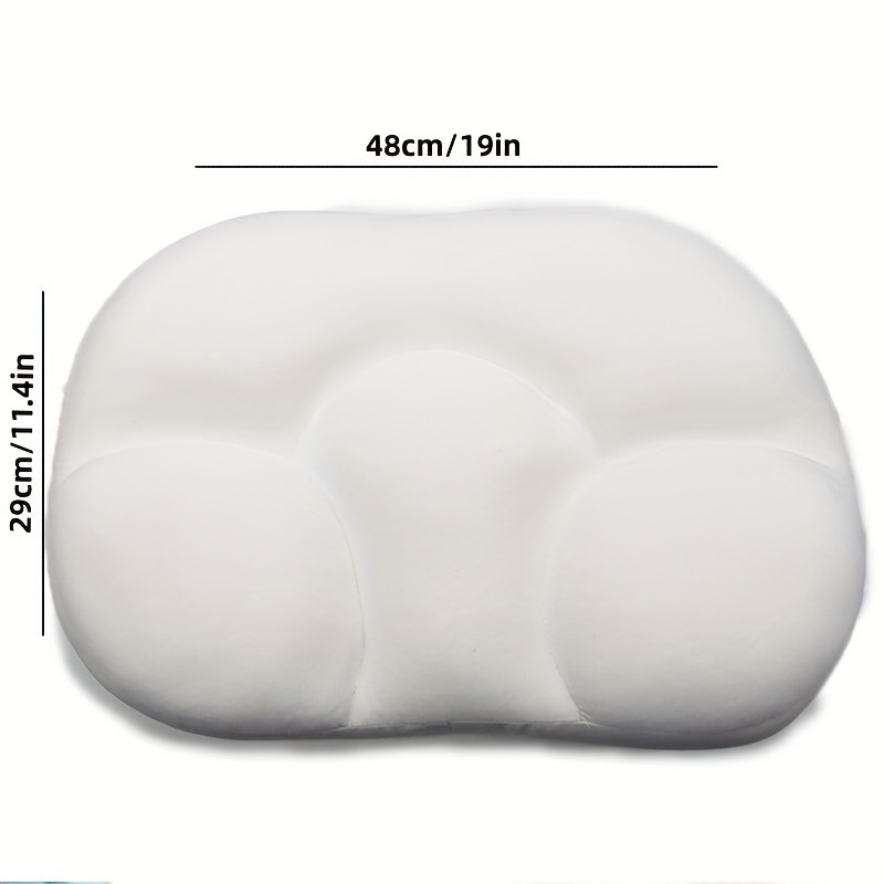 dropship 1pc All-round Cloud Pillow, Soft Bed Pillow Nursing Pillow 3D Ergonomic Sleeping Egg Shaped Ergonomic Pillows