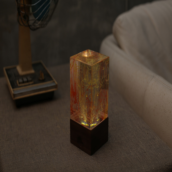 dropship Resin table decor-Fire,Table lamp,gifts