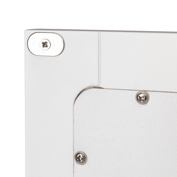 dropship Double Door Mirror Indoor Bathroom Wall Mounted Cabinet Shelf White
