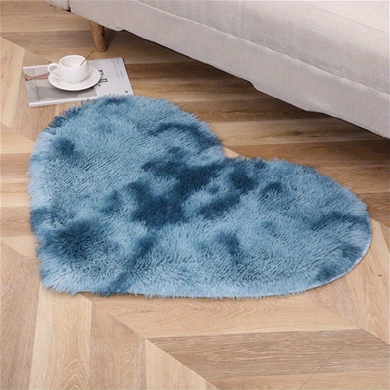 dropship 1pc, Tie-dye Silk Wool Area Rug, Plush Carpet, PV Velvet Floor Mat, 27.56*31.5inch