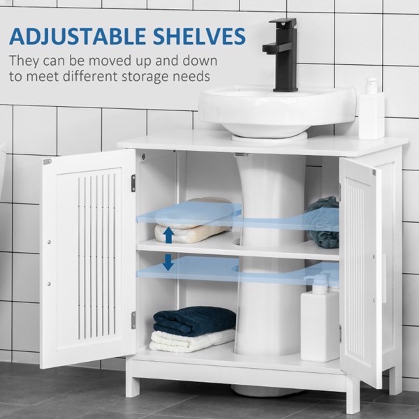 dropship Bathroom Cabinet white