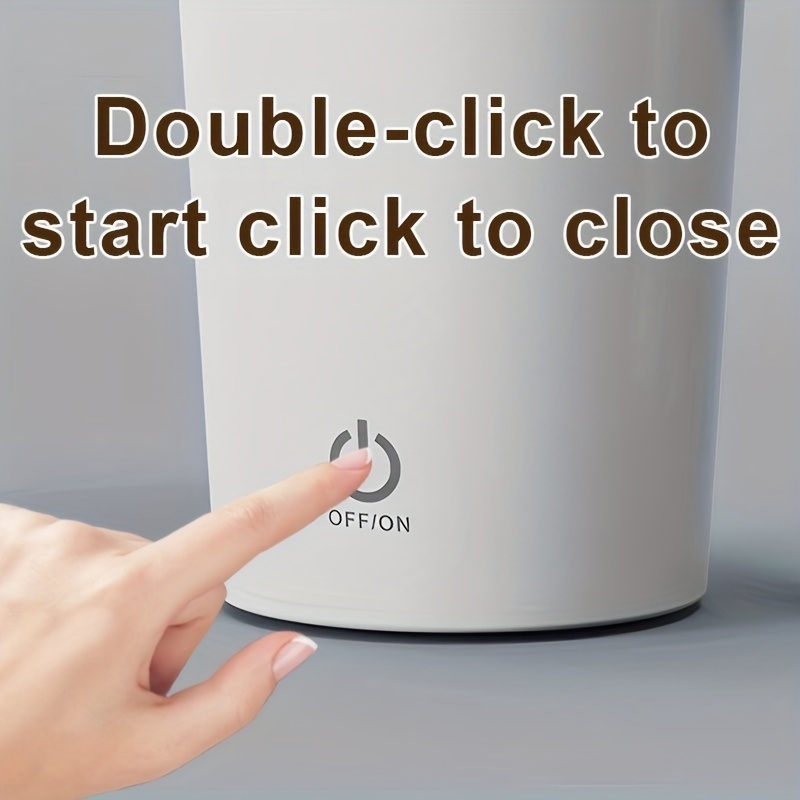 dropship 1pc Rechargeable Self-Stirring Mug - Magnetic Stirring Cup for Coffee, Milk, and Cocoa - Perfect for Home, Office, and Travel