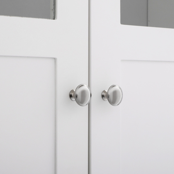 dropship FCH Double Doors Bathroom Cabinet White