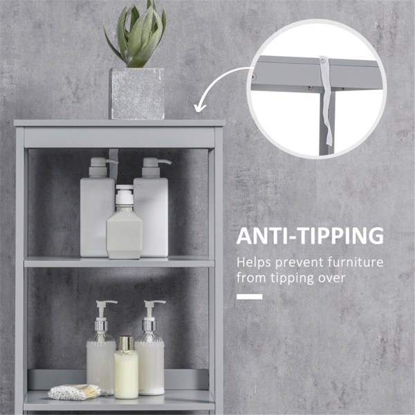 dropship Bathroom Storage Cabinet-Gray