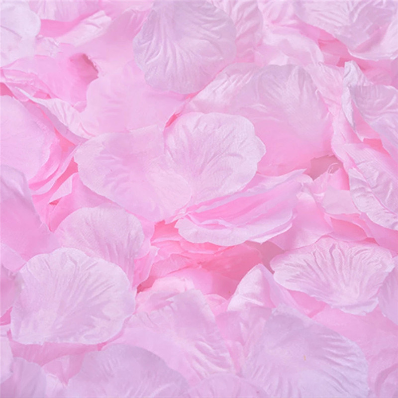 dropship Artificial Rose Petal Artificial Flower Silk Petals Valentine Day Wedding Flower Decoration Flowers